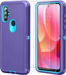 Moto G Power Case HD Screen Protector (2 Packs) Shockproof Dustproof 3 in 1 Durable Case