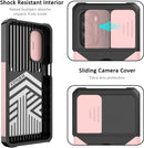 Moto G Stylus Case Sliding Camera Cover Case Moto G Stylus 5G(Rose Gold)