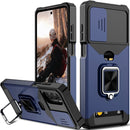 Moto G Stylus Case Sliding Camera Cover Case Moto G Stylus 5G(Rose Gold)