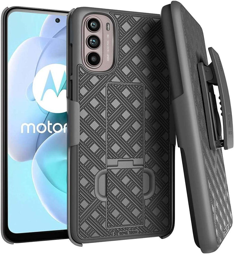 Motorola Edge Plus 2022 Belt Clip Holster Case Black Motorola Edge Plus 2022 Belt Clip Holster Case Black