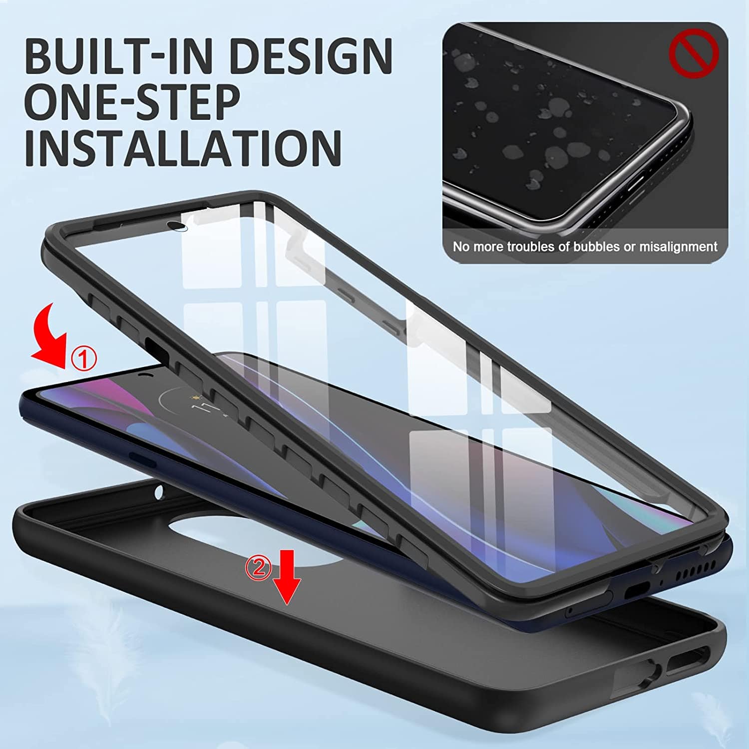 Motorola Edge Plus Case Edge Plus 5G UW Case (Black)