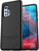 Motorola Edge Plus Case Military Grade Full Body Rugged Cover (Black)