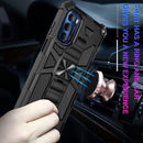 Motorola Edge Plus Case, Moto Edge Tempered Glass Protector Black Marble