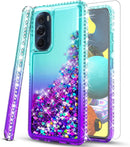 Motorola Edge Plus Case Phone Cover - Teal/Purple