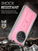 OnePlus 11 5G 6.7" Full - Body Rugged Dual - Layer Shockproof Protective Cover Light Pink