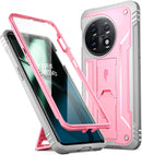 OnePlus 11 5G 6.7" Full - Body Rugged Dual - Layer Shockproof Protective Cover Light Pink