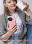 OnePlus 11 5G 6.7" Full - Body Rugged Dual - Layer Shockproof Protective Cover Light Pink