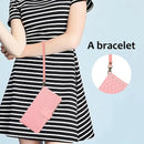 OnePlus 11 5G Wallet Cover Tempered Glass Screen Protector Girls Rose Gold