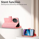 OnePlus 11 5G Wallet Cover Tempered Glass Screen Protector Girls Rose Gold