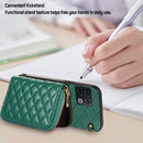 OnePlus 11 5G with Zipper Purse Multi Card Slots Phone Cover