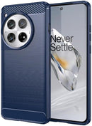 OnePlus 12 Soft TPU Bumper Flexible Carbon Fiber Texture Case