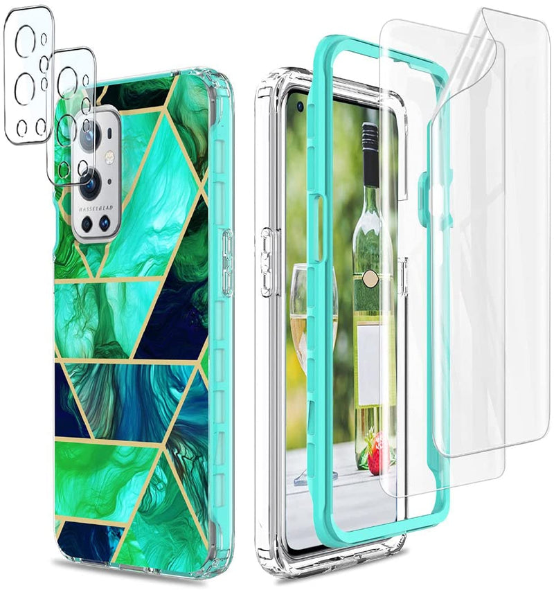Oneplus 9 Pro Silicone Bumper Bling Marble Case - Gorilla Cases
