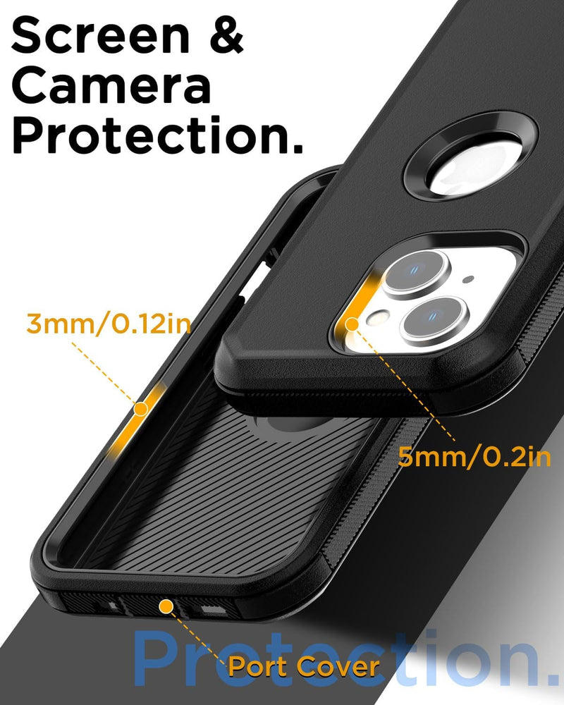 Phone 15 Plus Case Protection Shockproof Military Protective Tough Durable Cover - Gorilla Cases