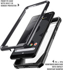 Poetic Guardian Full - Body Rugged Clear Google Pixel 3 XL Black