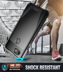 Poetic Guardian Full - Body Rugged Clear Google Pixel 3 XL Black