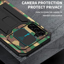 S22 Ultra Metal Kickstand Heavy Duty Military Shockproof Case