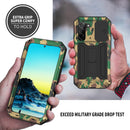 S22 Ultra Metal Kickstand Heavy Duty Military Shockproof Case