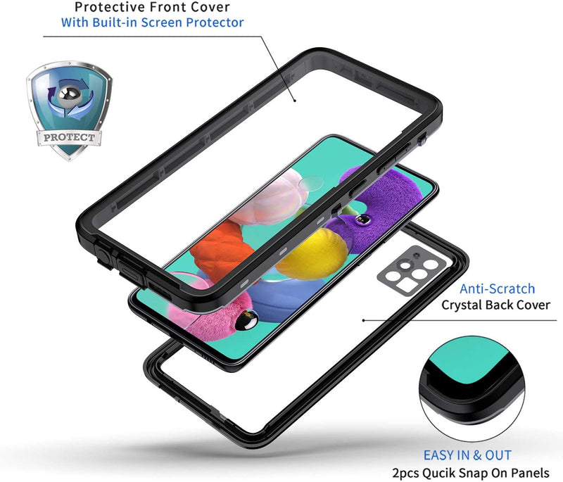 Samsung A51 Waterproof Case | IP68 Waterproof Dustproof Shockproof Samsung A51Case - Gorilla Cases