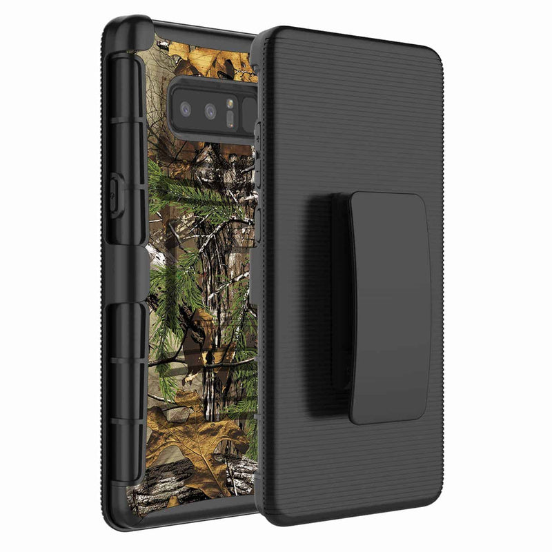 Samsung Galaxy Note 8 Armor Holster Clip Rugged Case RealTree Camo - Gorilla Cases