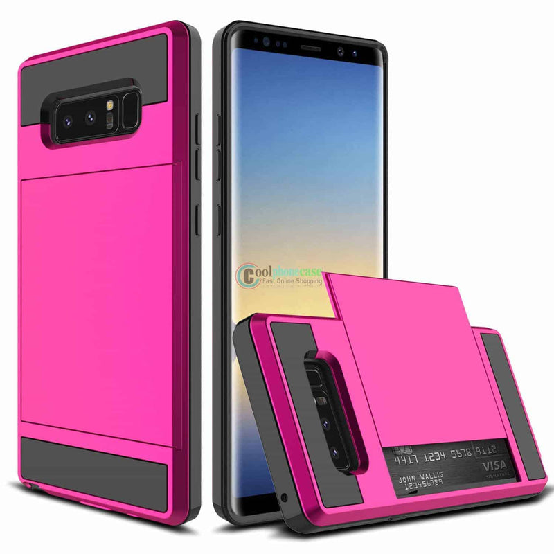 Samsung Galaxy Note 8 Credit Case - Samsung Galaxy Note 8 Card Case Pink - Gorilla Cases