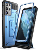 Samsung Galaxy S21 Ultra Full - Body Dual Layer Rugged Holster Kickstand Case
