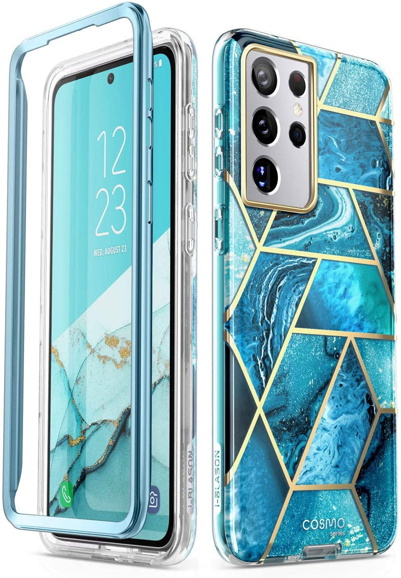 Samsung Galaxy S21 Ultra Marble Case Protective Case - Gorilla Cases