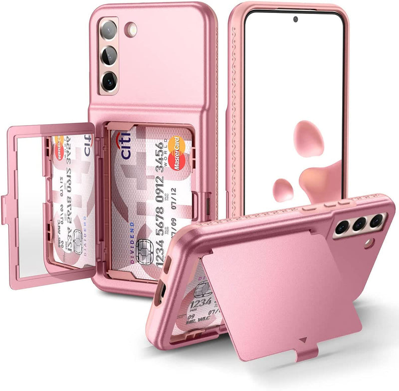 Samsung Galaxy S22 Plus Case - WeLoveCase Wallet Case Rose Gold - Gorilla Cases