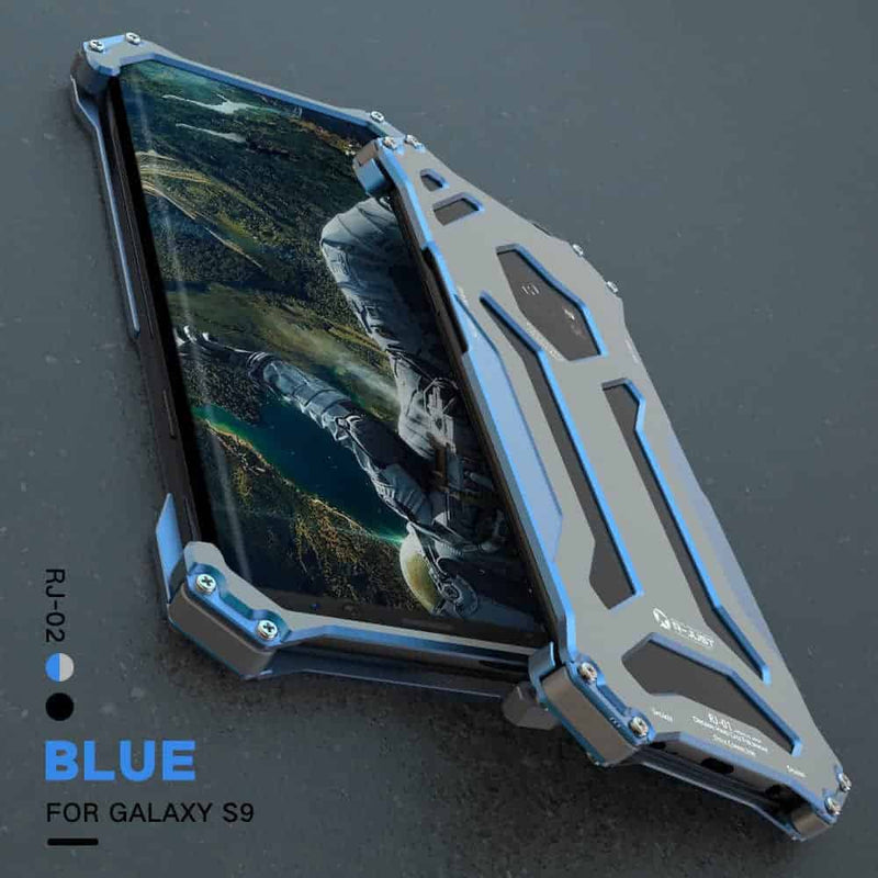 Samsung Galaxy S9 Plus Case Slim Aluminum Blue - Gorilla Cases