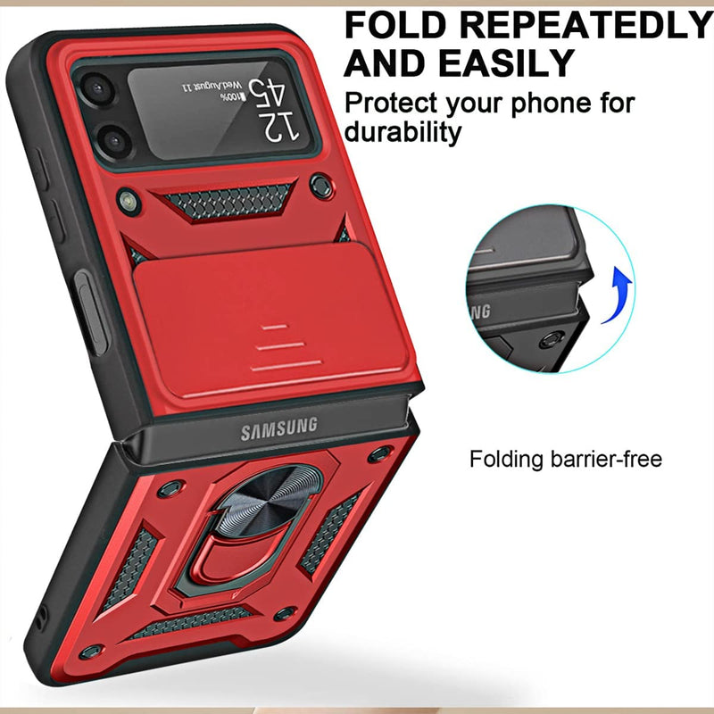 Samsung Galaxy Z Flip 3 Case | Military Grade Cover with Magnetic Kickstand Car Mount - Gorilla Cases