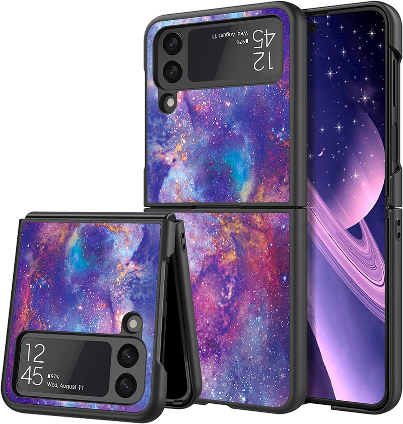 Samsung Galaxy Z Flip 4 5G Case Hard PC Cover Purple/Black - Gorilla Cases