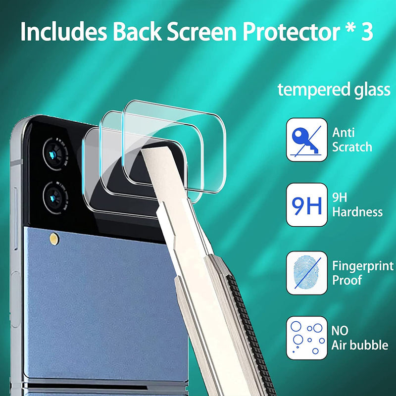 Samsung Galaxy Z Flip 4 5G Flexible Film Camera Protector Accessories Case Friendly - Gorilla Cases