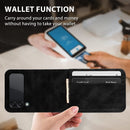 Samsung Galaxy Z Flip 4 Case 3 - Card Credit Compatible Black