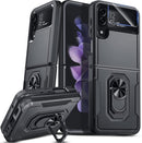 Samsung Galaxy Z Flip 4 Case Camera Lens Protector,Janmitta Black Matte