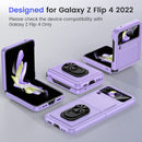 Samsung Galaxy Z Flip 4 Case Stand, Galaxy Z Flip 4 Case - Purple