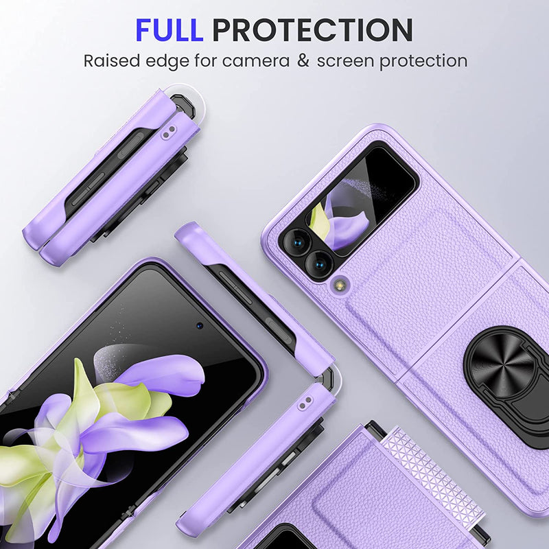 Samsung Galaxy Z Flip 4 Case Stand, Galaxy Z Flip 4 Case - Purple - Gorilla Cases