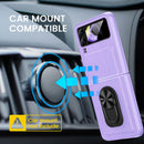 Samsung Galaxy Z Flip 4 Case Stand, Galaxy Z Flip 4 Case - Purple