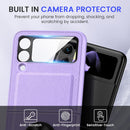 Samsung Galaxy Z Flip 4 Case Stand, Galaxy Z Flip 4 Case - Purple