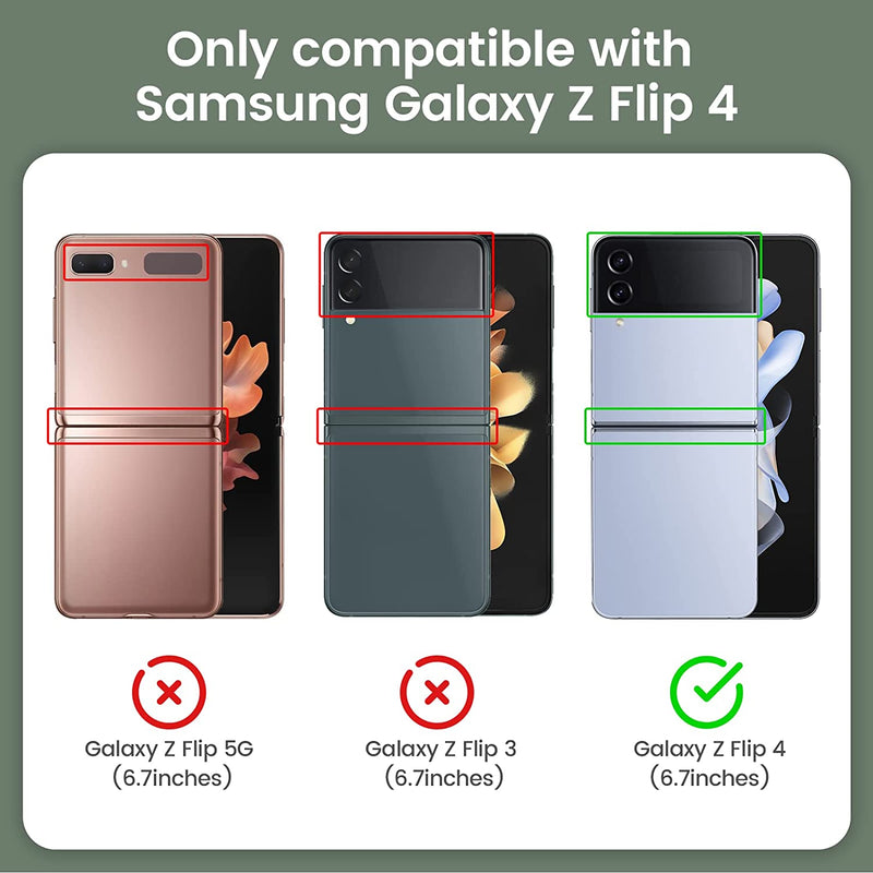 Samsung Galaxy Z Flip 4 Case Stand, Galaxy Z Flip 4 Case - Purple - Gorilla Cases