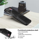 Samsung Galaxy Z Flip 4 Leather Case Phone Case (Black)