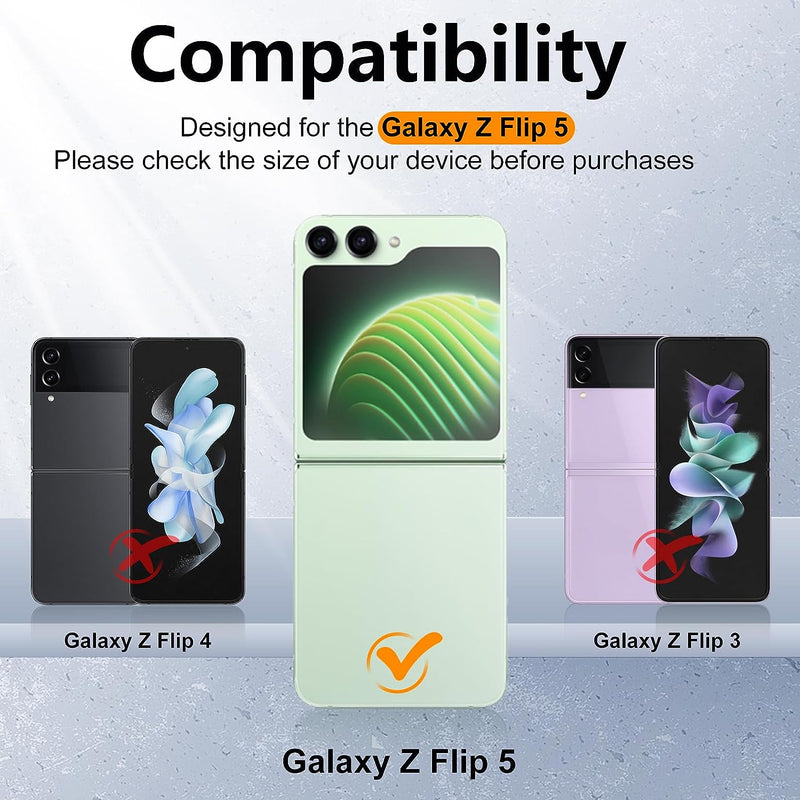 Samsung Galaxy Z Flip 5 Durable Stylish Case, Black - Gorilla Cases