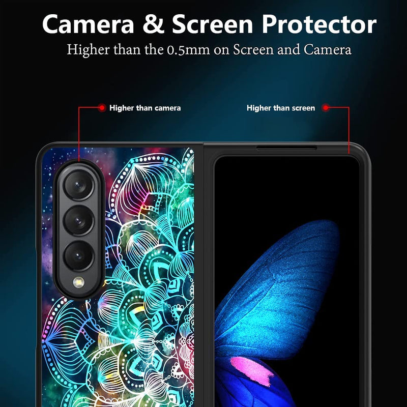 Samsung Galaxy Z Fold 4 Case Galaxy Mandala Bumper Cover - Gorilla Cases
