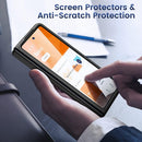 Samsung Galaxy Z Fold 4 Case, Z Fold 4 Case Slide Camera Cover Black