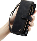 Samsung Galaxy Z Fold 4 Case Z Fold 4 Case Wallet Magnetic All - Inclusive Case (Black)