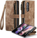 Samsung Galaxy Z Fold 4 Case Z Fold 4 Case Wallet Magnetic All - Inclusive Case (Black)