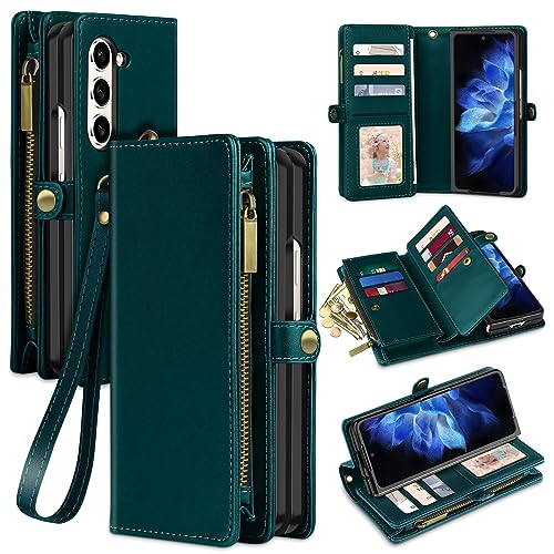 Samsung Galaxy Z Fold 5 Case Wallet Magnetic Closure 360 Full Shockproof Phone Cover - Gorilla Cases