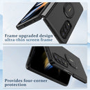 Samsung Z Fold 4 Case,Galaxy Z Fold 4 Case 5G Slim Kickstand Ring (Black)