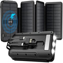 Solar - Charger - Power - Bank 43800mAh Qc3.0 Fast Charging Qi 10W Wireless Charger