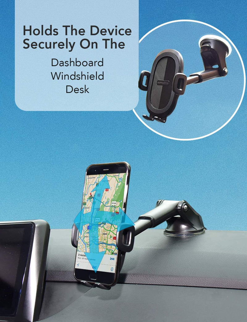 Suction Cup Phone Holder for Windshield/Dashboard/Window - Gorilla Cases