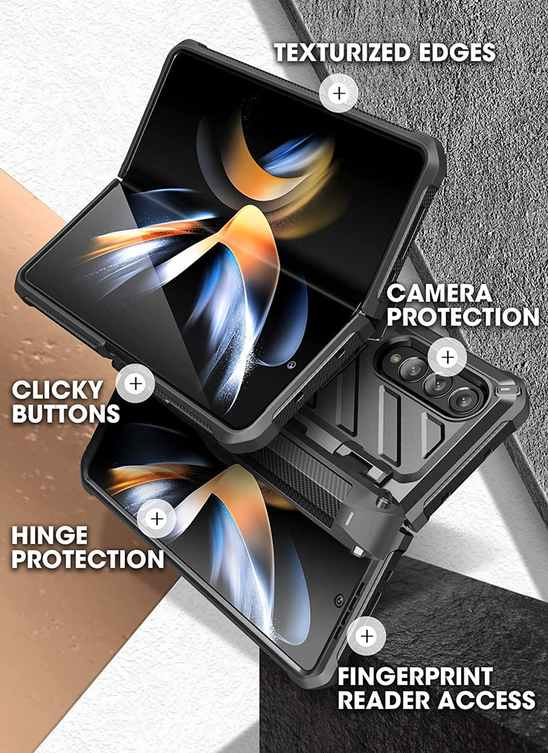 SUPCASE Unicorn Beetle Pro Case for Samsung Galaxy Z Fold 4 5G S Pen Slot Black - Gorilla Cases
