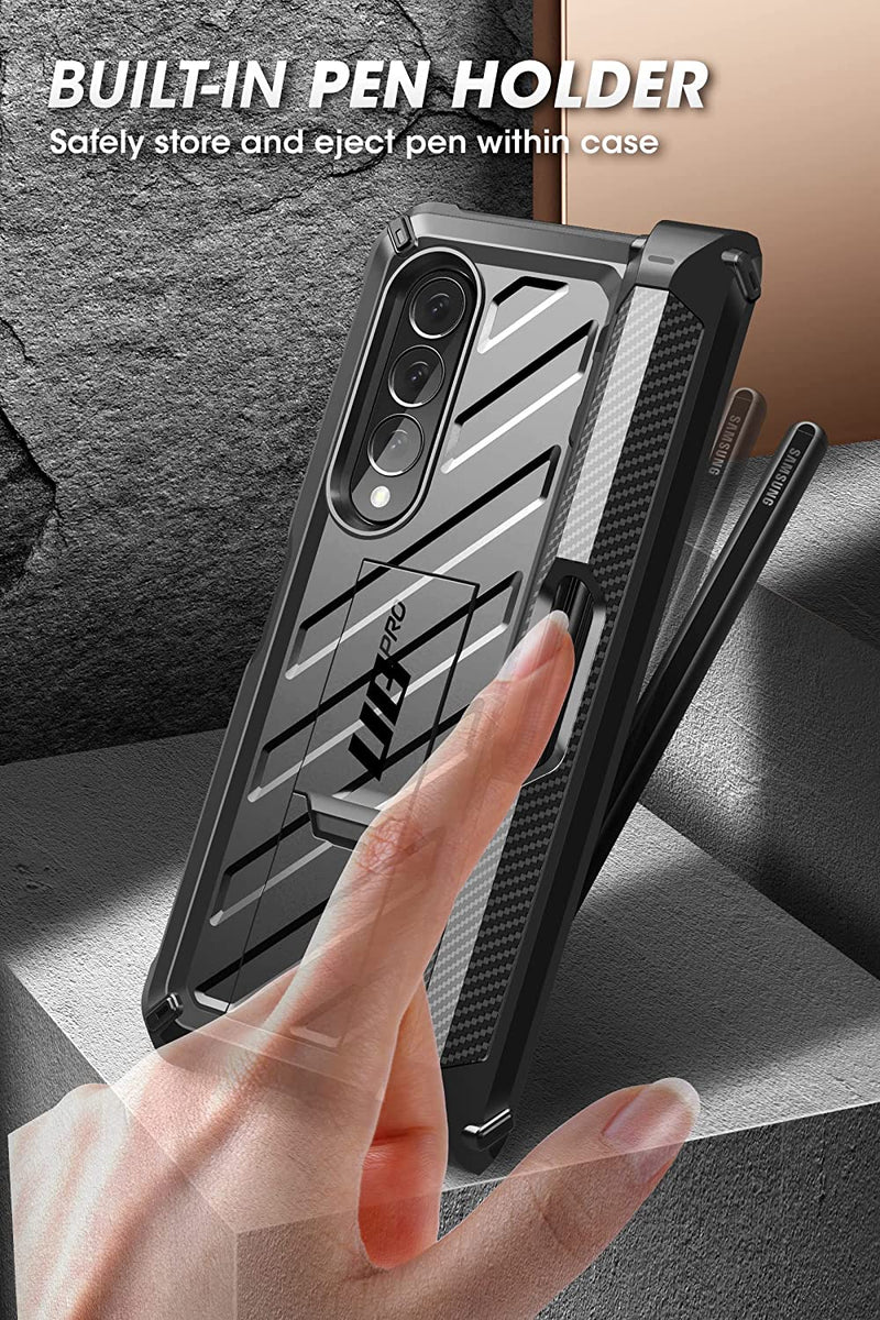 SUPCASE Unicorn Beetle Pro Case for Samsung Galaxy Z Fold 4 5G S Pen Slot Black - Gorilla Cases